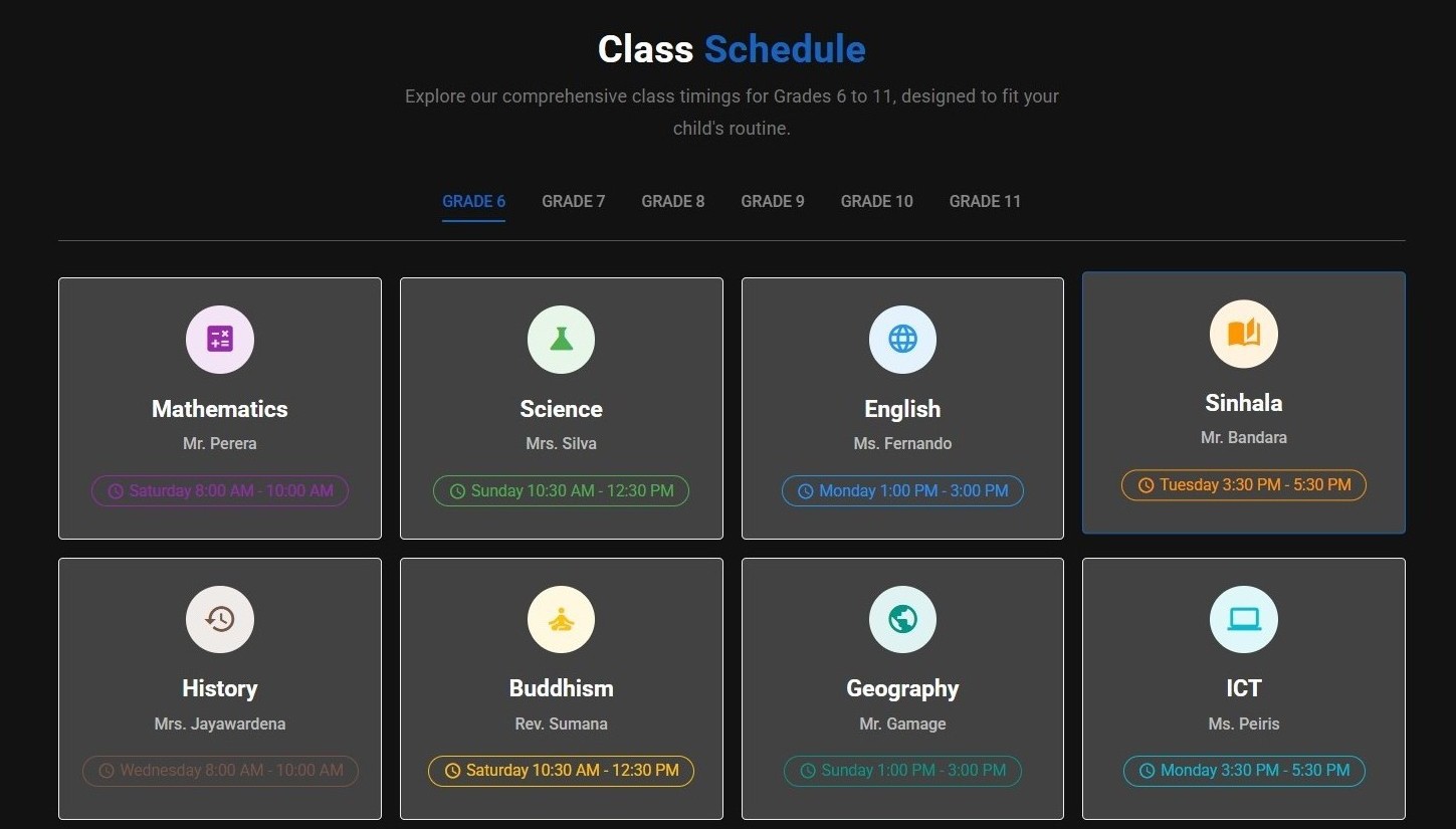 class managment system